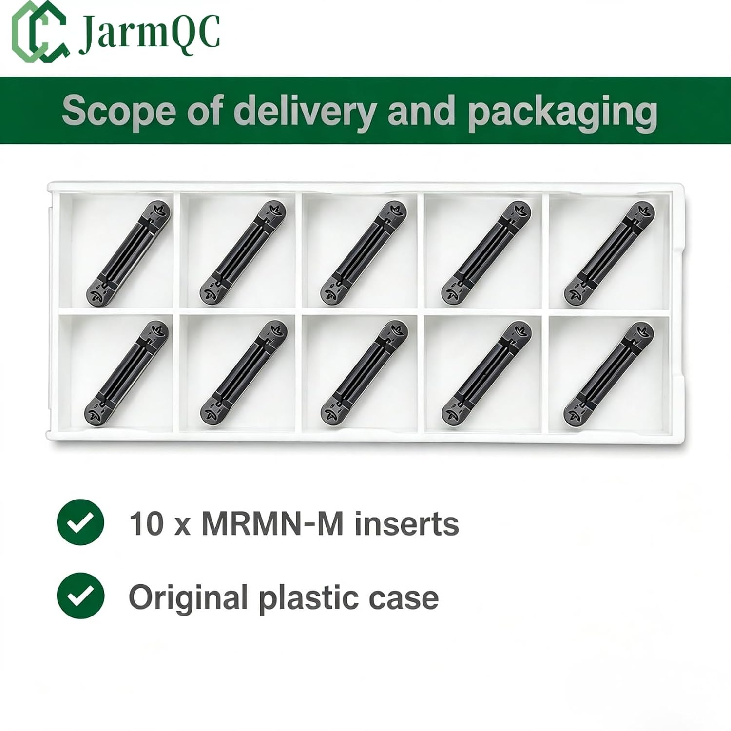 MRMN200-M Carbide Insert for Grooving Tool, Indexable Grooving Insert Professional Cutting Tool for Precision Machining and Turning Operations, PVD Coating