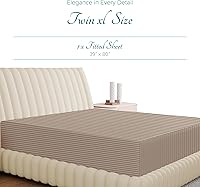 Vista 147 de Carressa Linen Sábana bajera ajustable 100% algodón tamaño King – Sábana bajera de 800 hilos King de algodón, lujosamente suave, refrescante