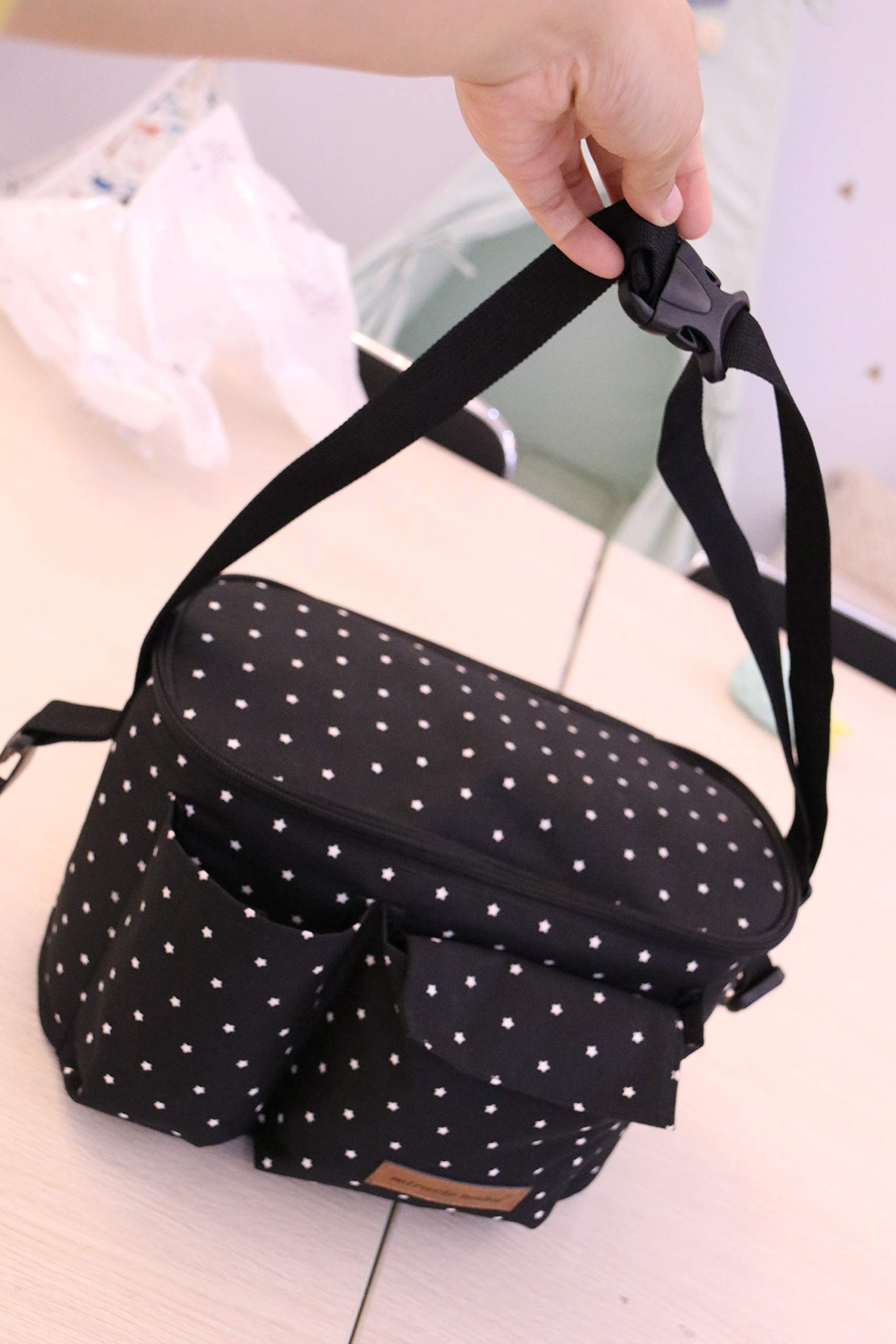 Borsa Organizer Per Passeggino CIMAXIC | Cestino Inferiore In Tessuto Oxford | Porta Pannolini E Giocattoli | Leggera E Pratica