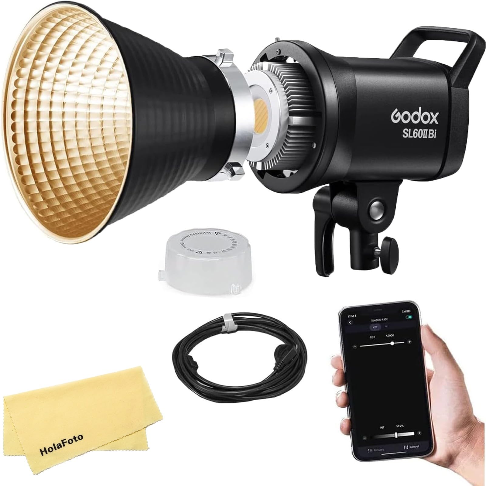Amazon.com : Godox SL60IIBi SL60II-Bi 75W COB Bi-Color LED Video