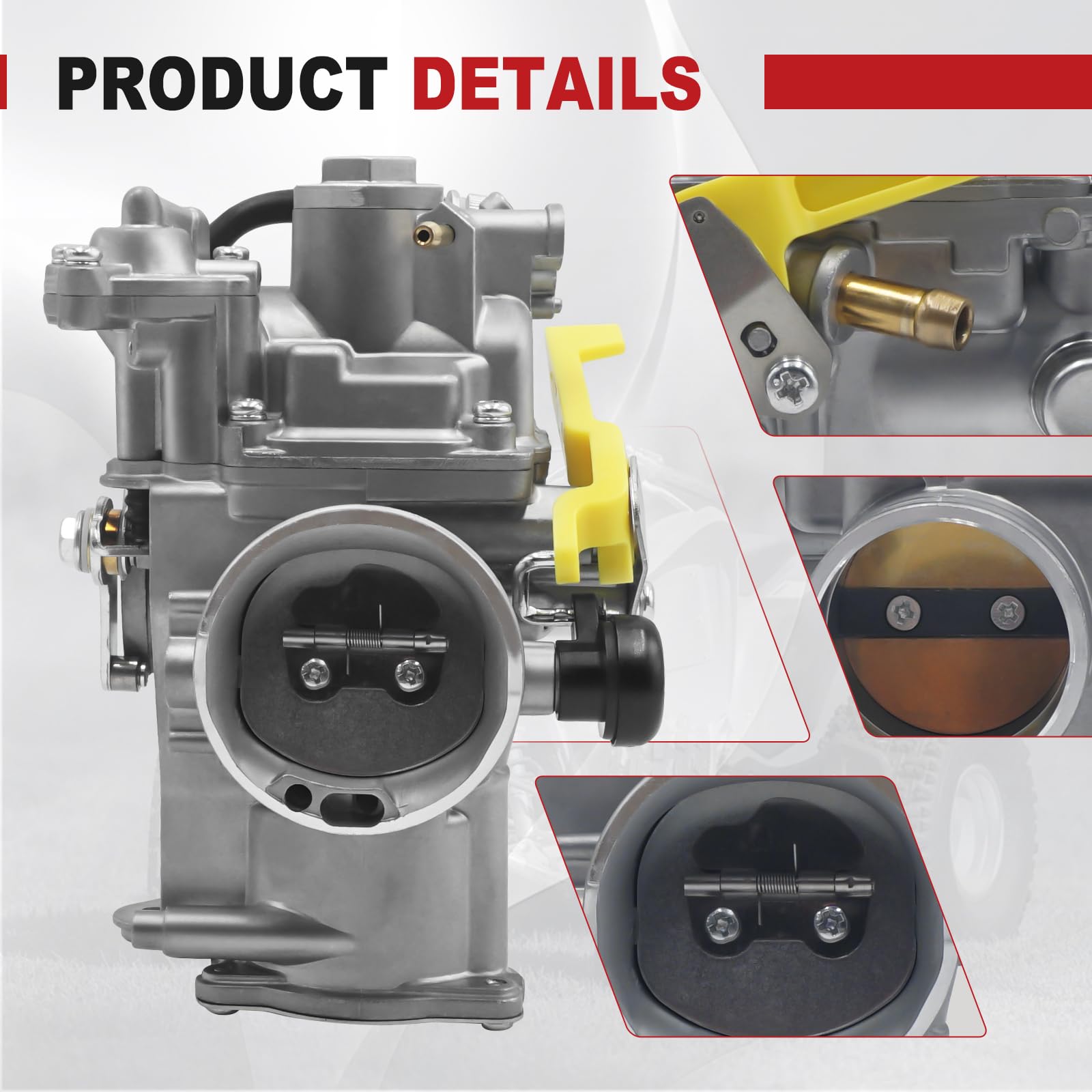 Caltric Carburetor For Honda ATV – Replaces 16100-HM3-L01, L00, 671, 670 – Main Jet 120, Pilot 36, Bolt-On