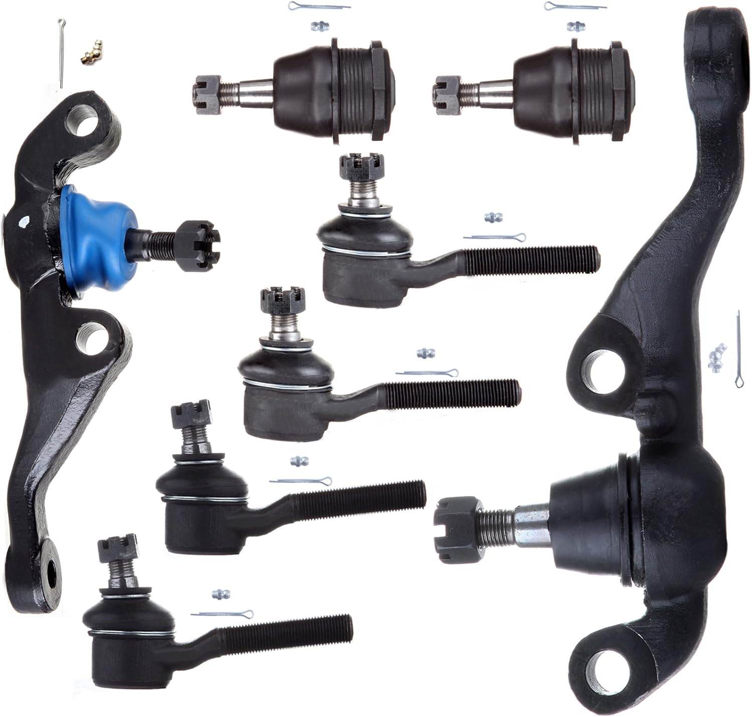 ECCPP Front Inner Outer Tie Rod End Lower Upper Ball Joint Steering Arm1970-1972 for Dodge for Charger/for Coronet 1970-1972 for Plymouth for Road Runner/for Satellite