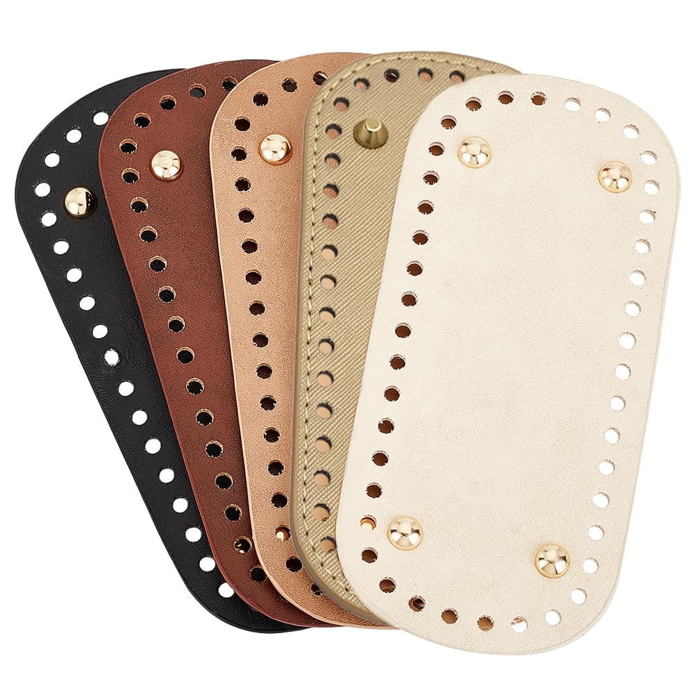 PH PandaHall 5 couleurs Façonneur de Fond de Sac en Cuir PU, Coussin de Mise en PH PandaHall 5 couleurs Façonneur de Fond de Sac en Cuir PU, Coussin de Mise en