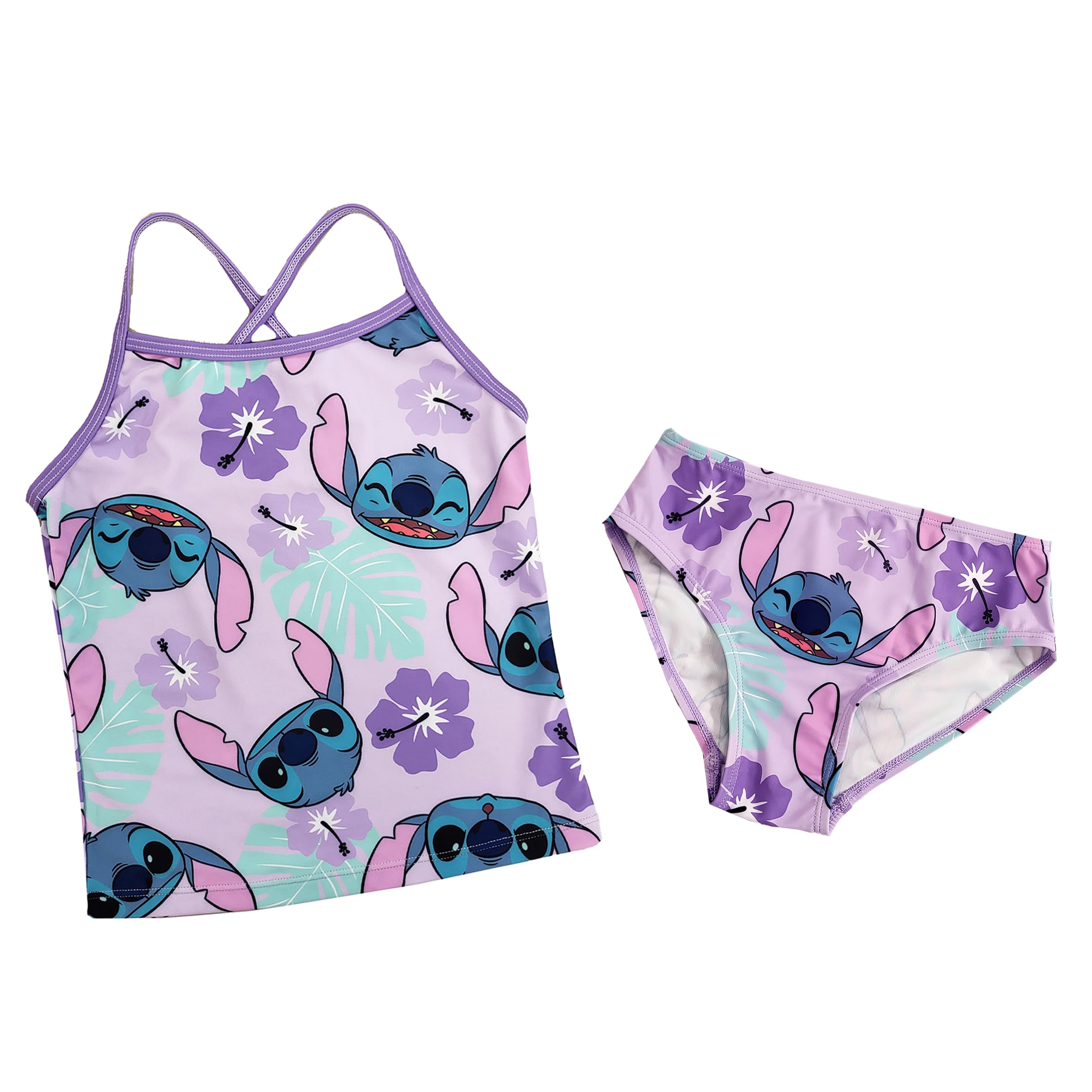 Disney Lilo & Stitch Maillot de bain tankini 2 pièces pour fille
