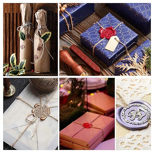 Miniatura 7 de Kit de sellado de cera, 40 varillas de cera de sellado blancas con pistola de pegamento + 2 marcadores para sello de cera, ideal para invitaciones