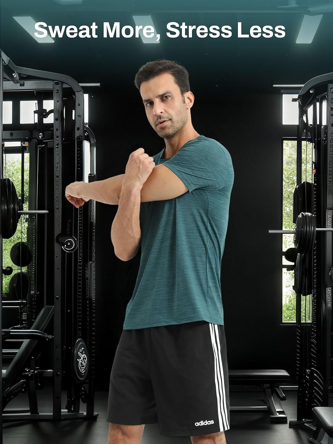 Men’s Dry-Fit T-Shirts Moisture Wicking Short Sleeve Mesh Athletic Workout Tees Crewneck Polyester Shirts - Image 6