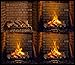 Dimplex DLGM29 Opti-Myst Open Hearth Fireplace Insert with Faux Logs Bed, Alabaster