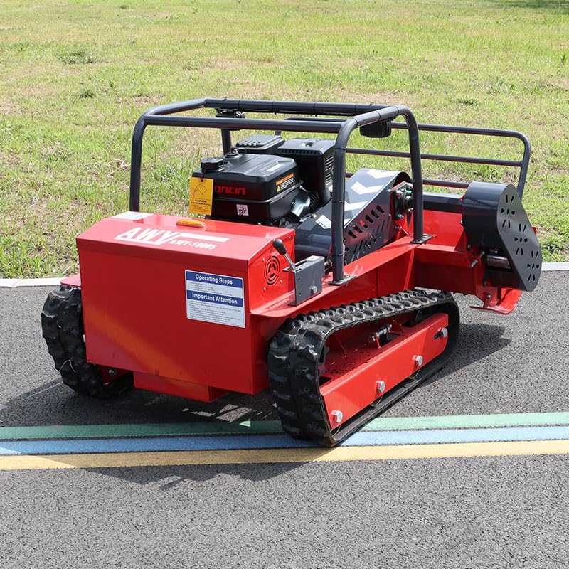 AWY1000S Diesel-Fernbedienungs-Raupenmäher – 459-cm³-Power, Y-förmiger Rotationshäcksler, eine Maschine für jedes Gelände