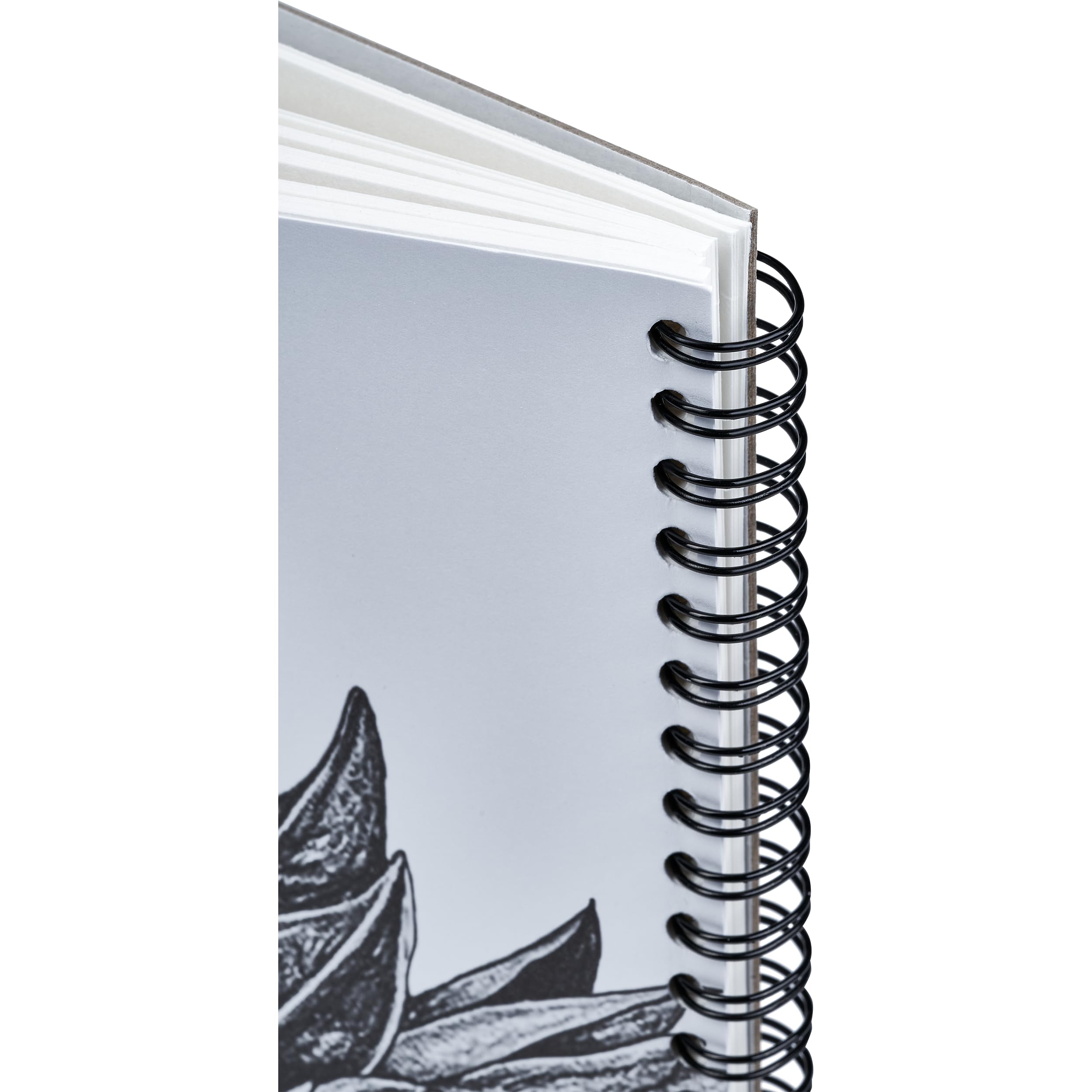 Oxford Artistic Bloc de bocetos A5, 50 hojas, bloc de dibujo con doble espiral, cuaderno de dibujo de 130 g/m², papel sin ácidos, cuaderno de dibujo con cartón trasero estable, cuaderno de bocetos