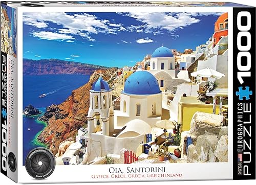 Oia Santorini Grecia - Rompecabezas de 1000 piezas