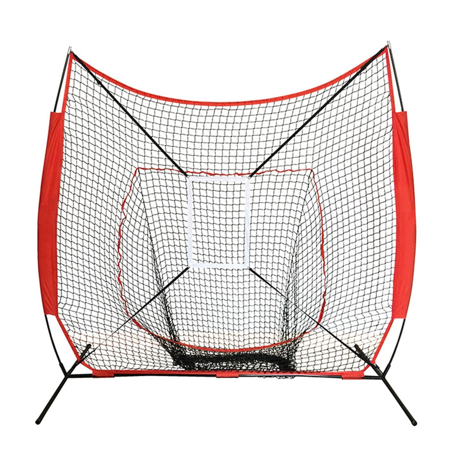 Pitching Net With Strike Zone 7x7ft Baseball Practice Net - With
