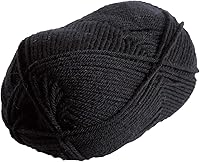 Vista 1 de Knit Picks Brava - Hilo 100% acrílico, hipoalergénico, lavable, 3.53 oz (negro)