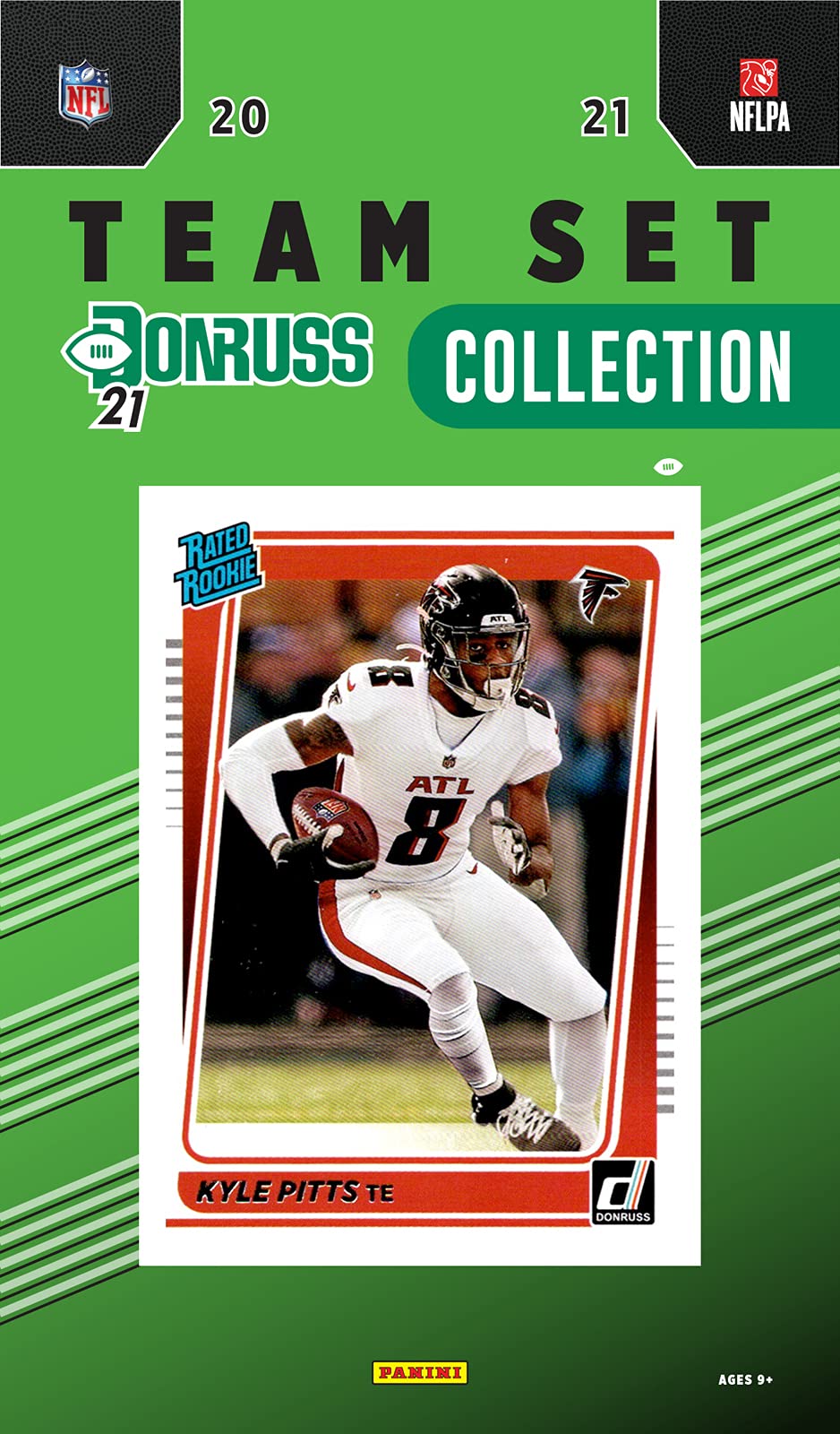 Amazon.com: Atlanta Falcons 2021 Donruss Factory Sealed Team Set with a Rated  Rookie Card of Kyle Pitts #260 : Collectibles & Fine Art