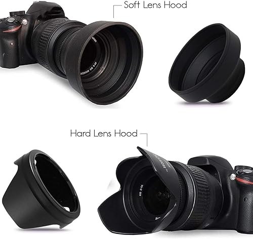 Miniatura 5 de Optimal - Kit de accesorios de 21 piezas para cámaras réflex Canon EOS 70D 77D 80D 90D Rebel T8i T7 T7i T6i T6s T6 SL2 SL3 (2.283 in)