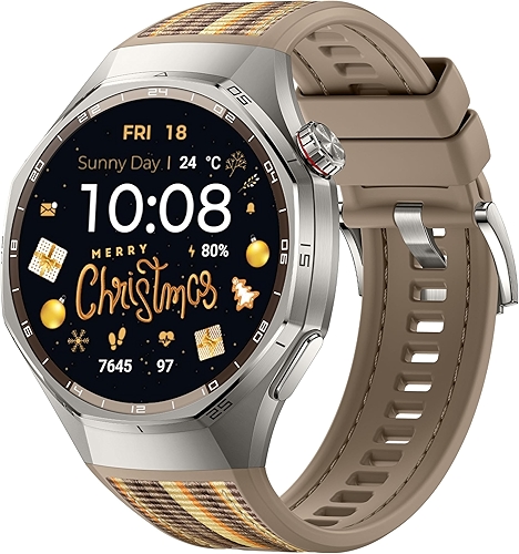 Smartwatch, HUAWEI WATCH GT 6 Pro 46mm, Bateria com Autonomia de Até 21 Dias, Mais de 100 Modos Esportivos, Corrida de Trilha, Ciclismo, Análise de ECG, Compatível com iOS e Android, GPS, Marrom