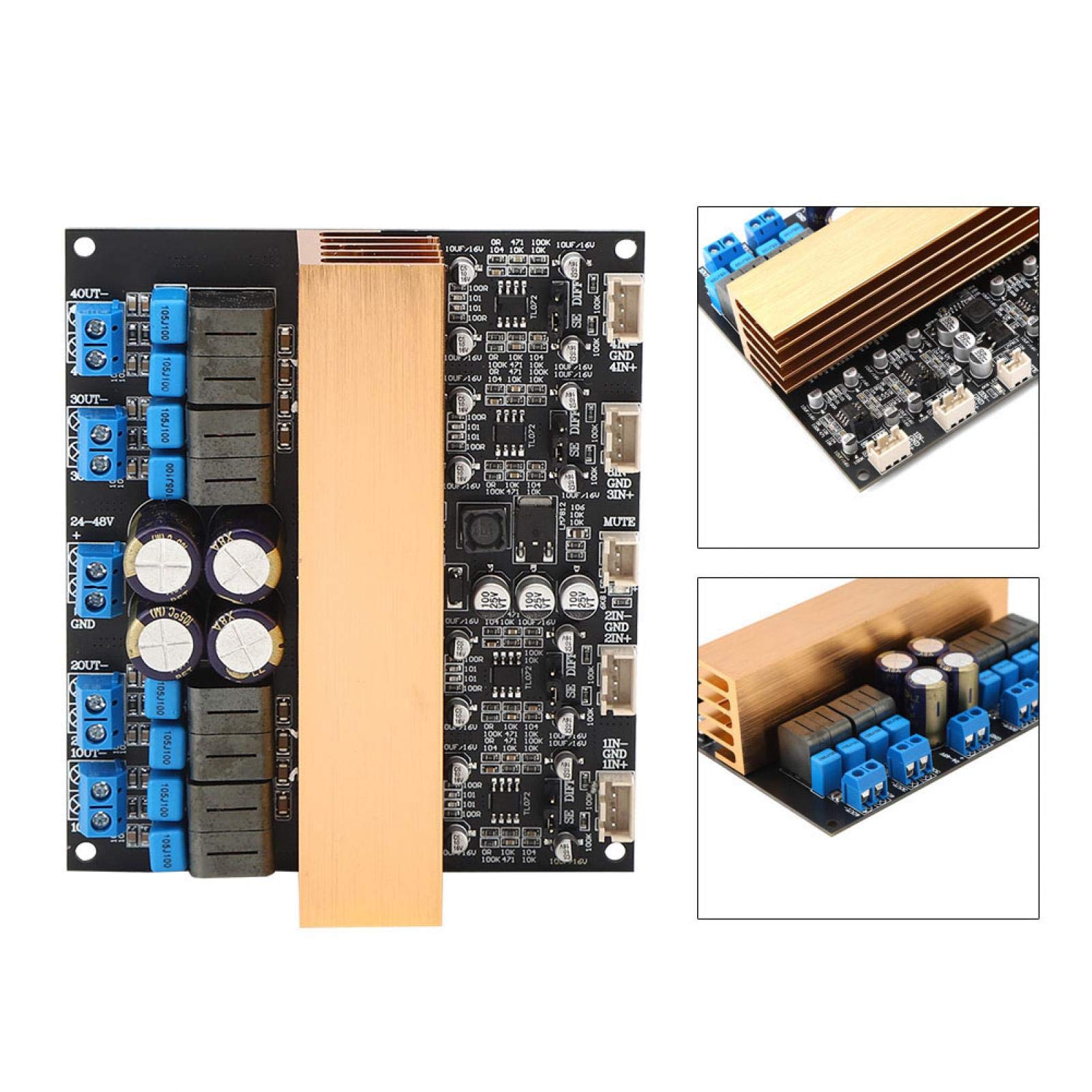 Scheda amplificatore digitale a 4 canali audio Modulo amplificatore Tpa3255 ad alta potenza pratico Modulo amplificatore di classe D Parti audio con installazione semplice for altoparlanti del audio f