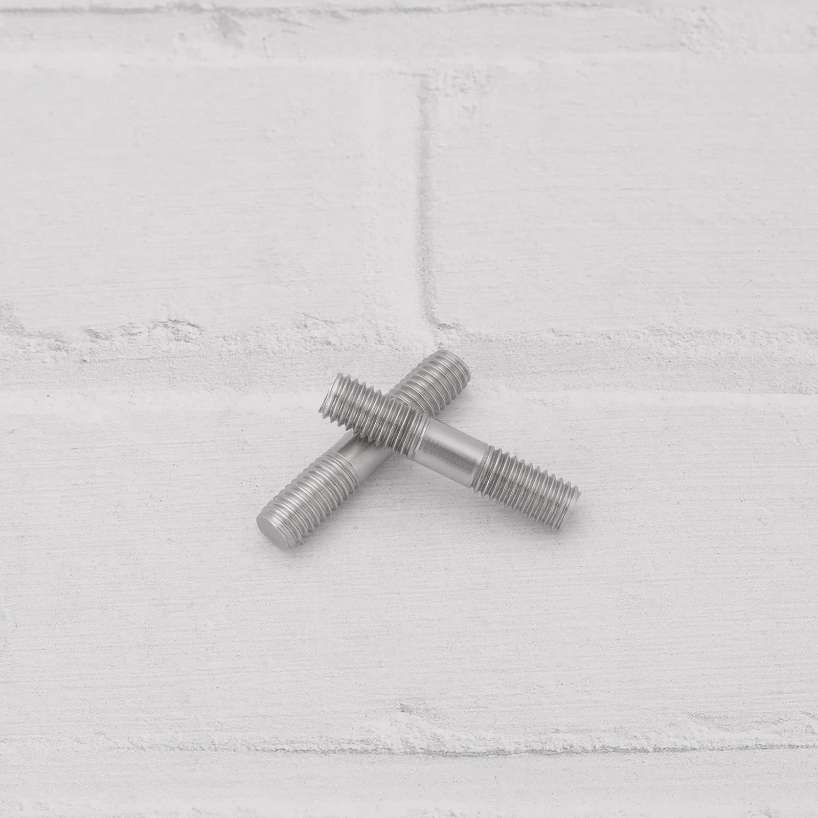 8 Serie M8x1.25 Dadi per Bulloni a Doppia Testa 42mm Kit Dadi Inox per Collettore di Scarico e Aspirazione Auto