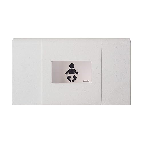 Ultra Horizontal Wall Mounted Baby Diaper Changing Station, Oversized Changing