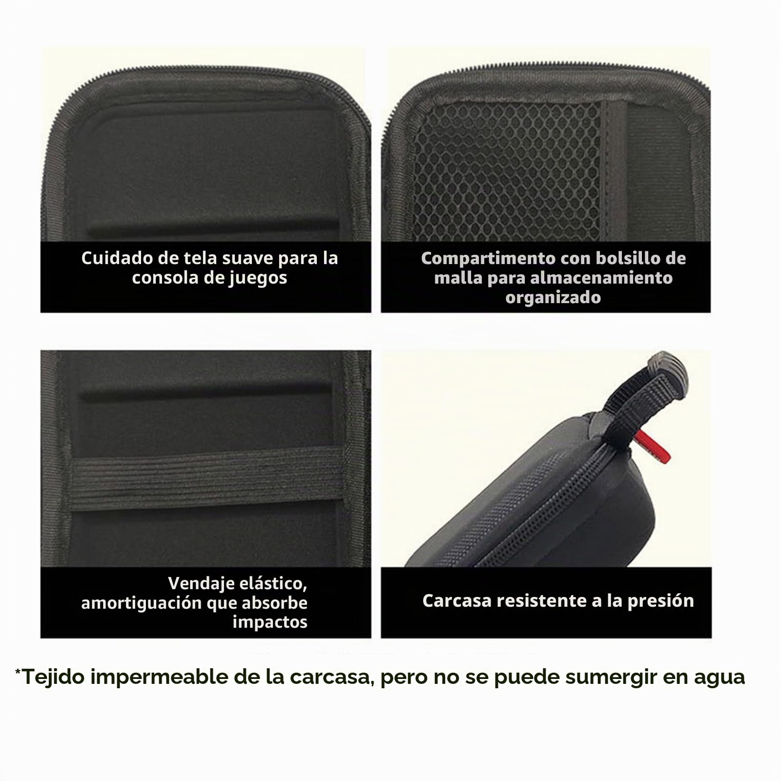 Funda de Transporte para Consola de Juegos Anbernic RG40XXV Retro, Funda de EVA Compatible con Consola de Juegos RG40XXV y Accesorios, Caja organizadora de Viaje a Prueba de caídas y