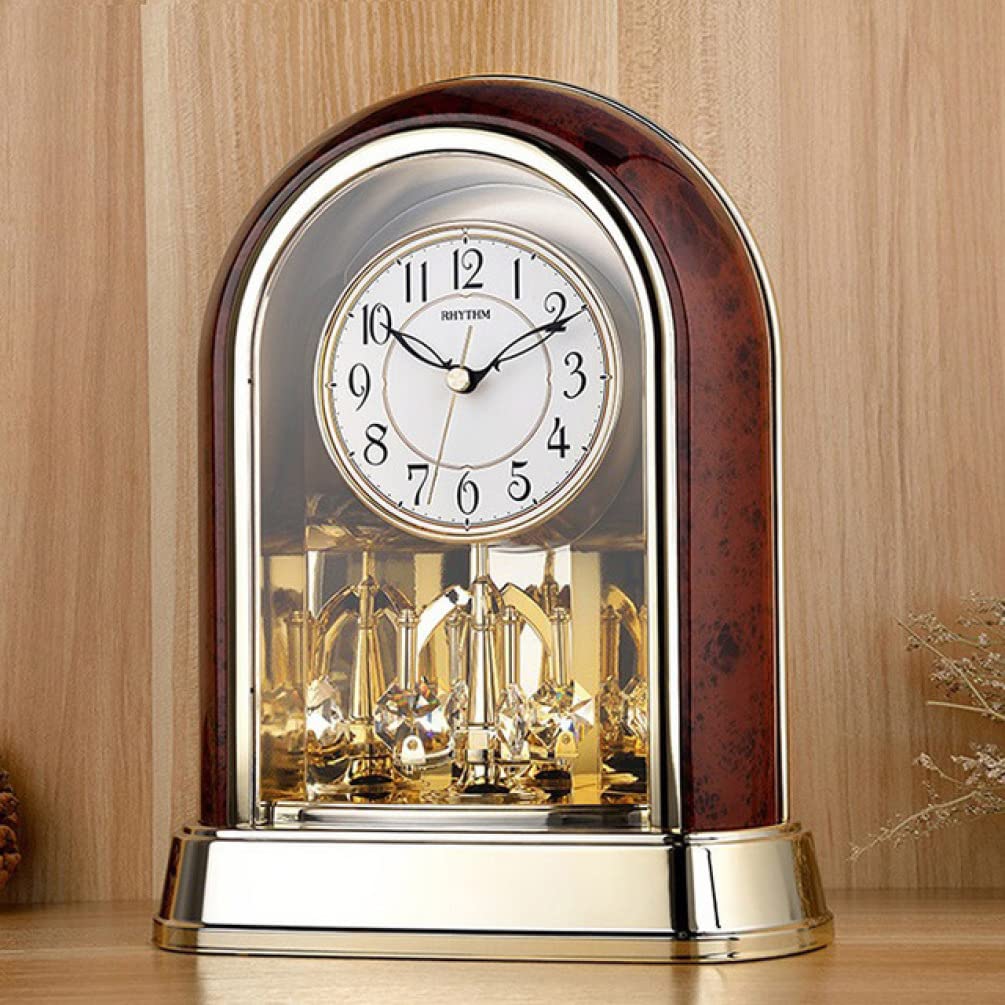 Reloj de cabecera Reloj despertador Retro, reloj de mesa clásico europeo, sala de estar, oficina, reloj de escritorio moderno silencioso, decoración creativa para el hogar Reloj de escritorio digital