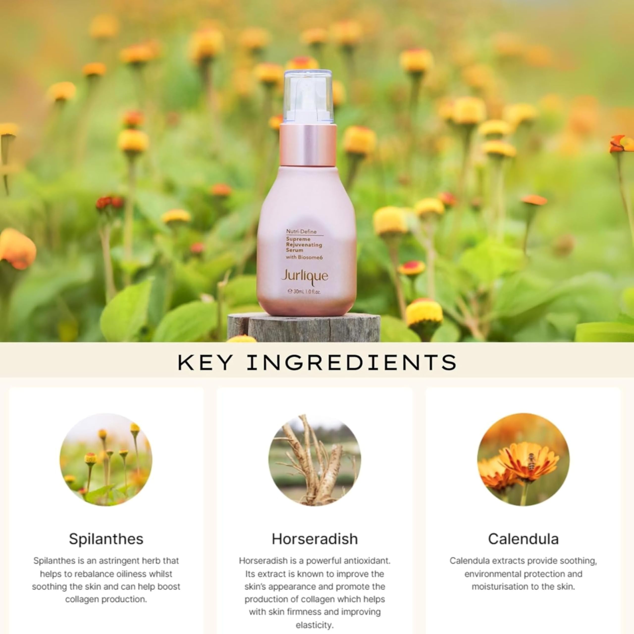 Jurlique. - Nutri-Define Supreme Rejuvenating Serum- 30ml| Face Serum for Women & Men | For Ageing Skin | Reduces Appearance of Fine Lines & Wrinkles