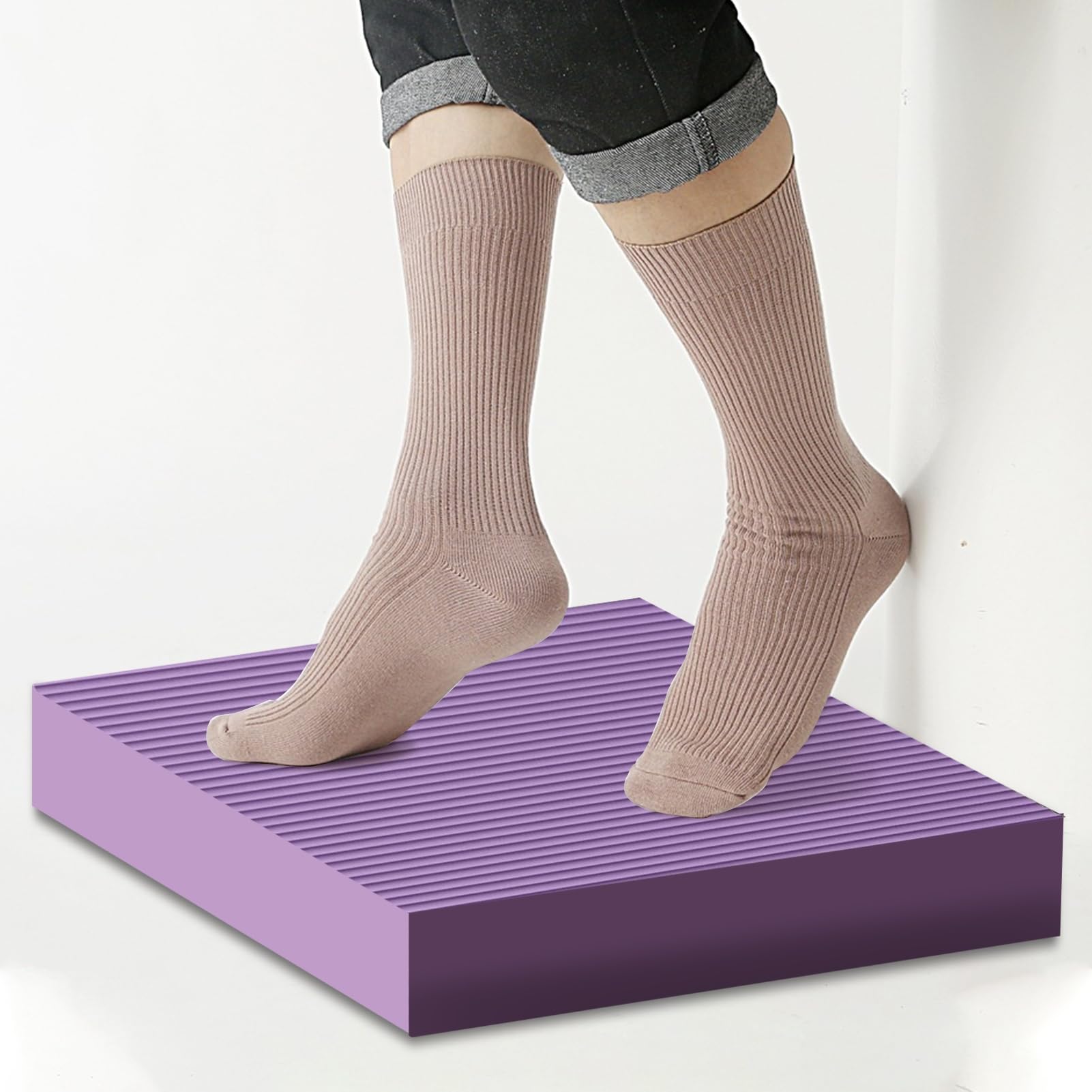 NEREIDS NET Extra Large Foam Balance Pad, Non-Slip Foam Mat for Yoga & Balance Strength Training, Knee Pad for Physical Therapy