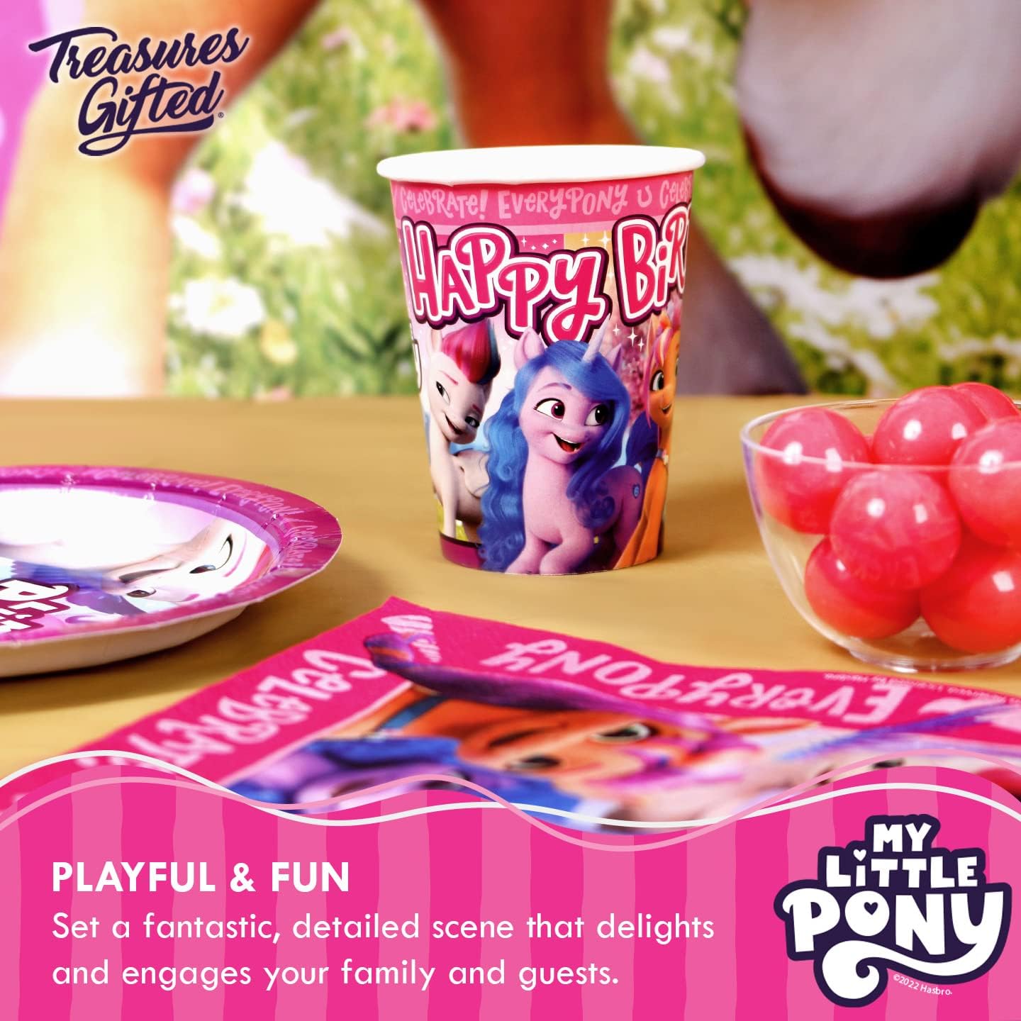 Treasures Gifted My Little Pony 9oz Paper Party Cups (24ct) - Mane 5 Included - Birthday Party Supplies - Image 4
