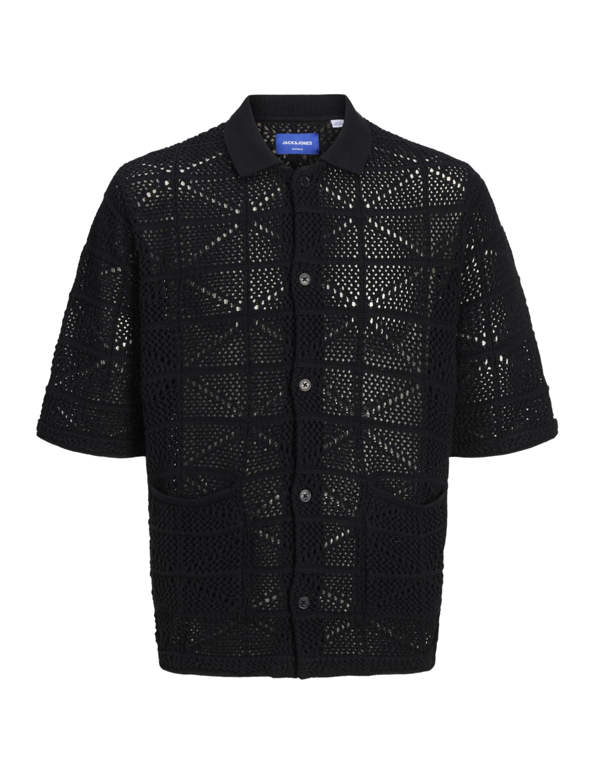 JACK & JONES Jorretiro Crochet Knit Polo Se25