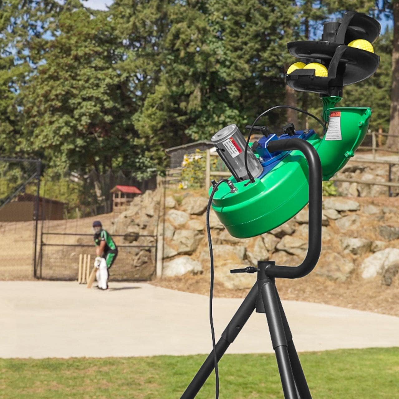 Fortress Paceman 245 Baseball Pitching Machines - Pro Baseball Training Equipment | Ball Auto Feeder - Adjustable Speed/Angle | Optional 12x Pitching Ball Pack