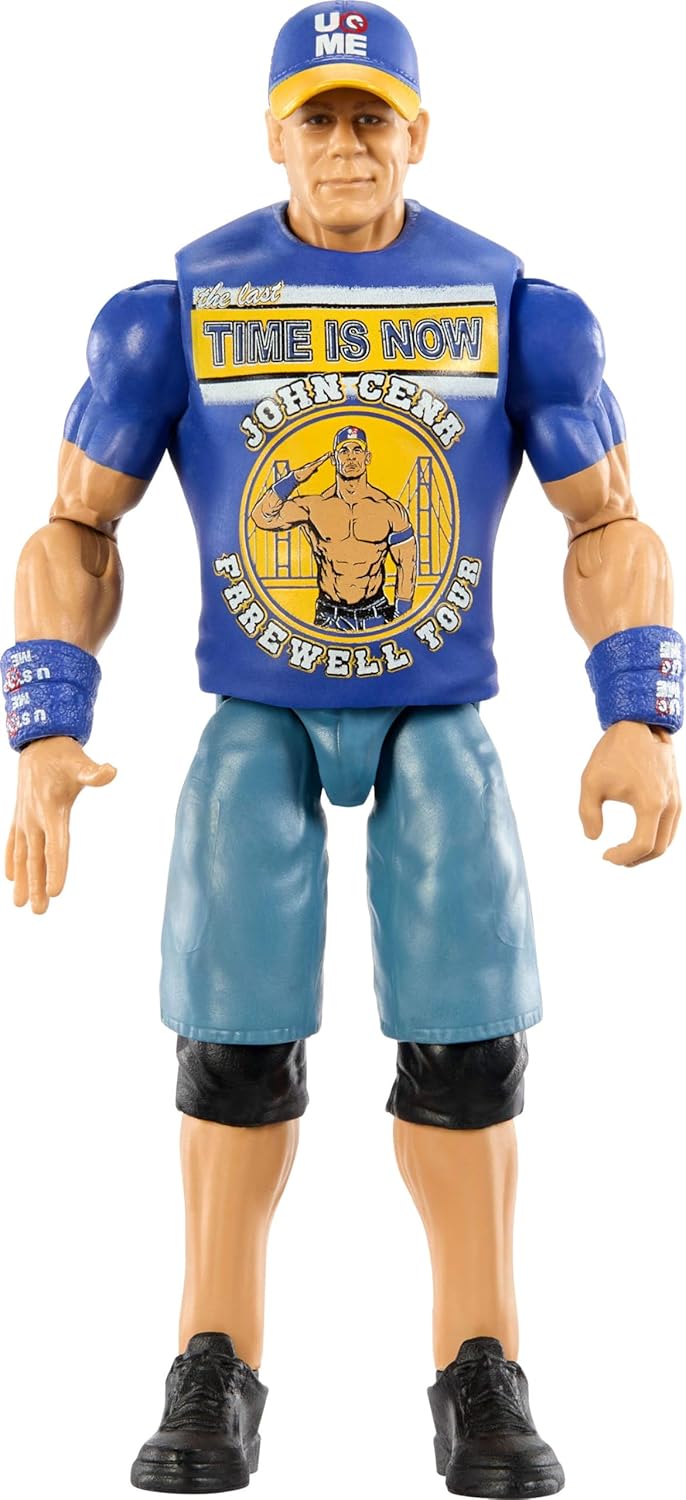 Mattel WWE John Cena Action Figure, Main Event Series #159, 6-inch Collectible Superstar with 14 Articulation Points & Life-Like Look