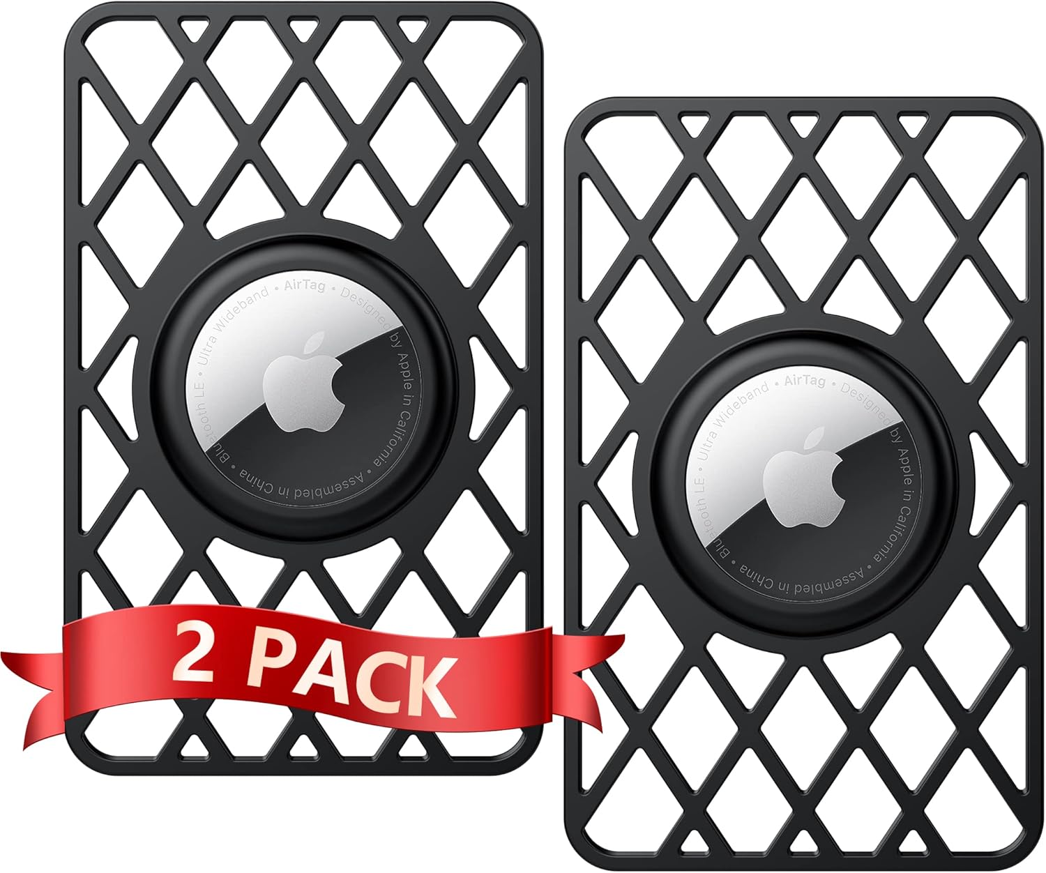 [Ultra Thin] 2 Pack Airtag Wallet Holder, Airtag Card Case