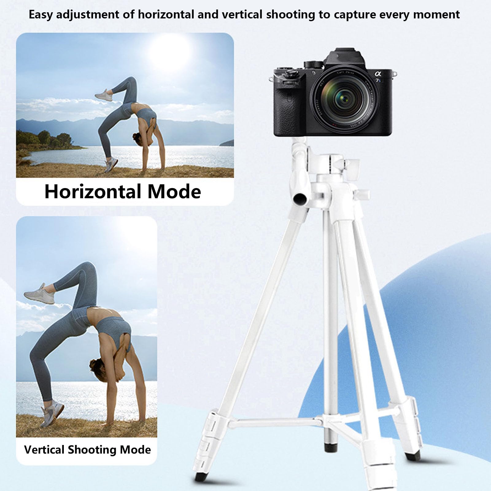 53 "phone Tripod & Selfie Stick, Wszystko W Jednym Przedłużonym Statywie Telefonu Komórkowego, Statywy Podróżne Kompatybilne Z Tabletem I Smartfonem
