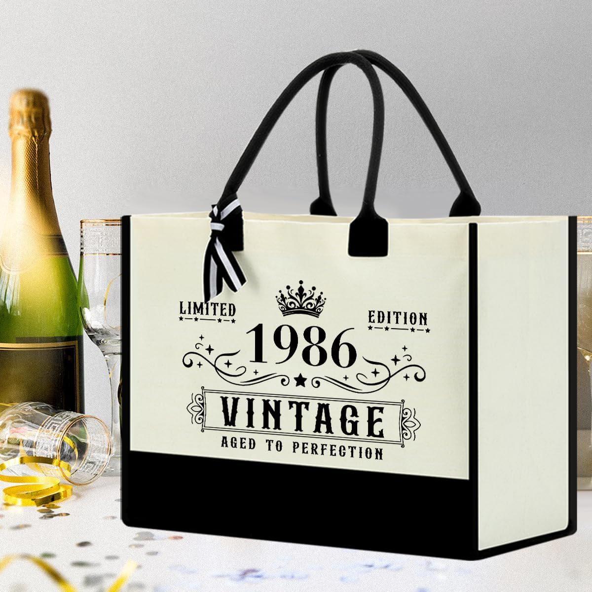 Birthday gifts for Women Travel Canvas Tote Bag and Makeup Bag -2026 - Image 3