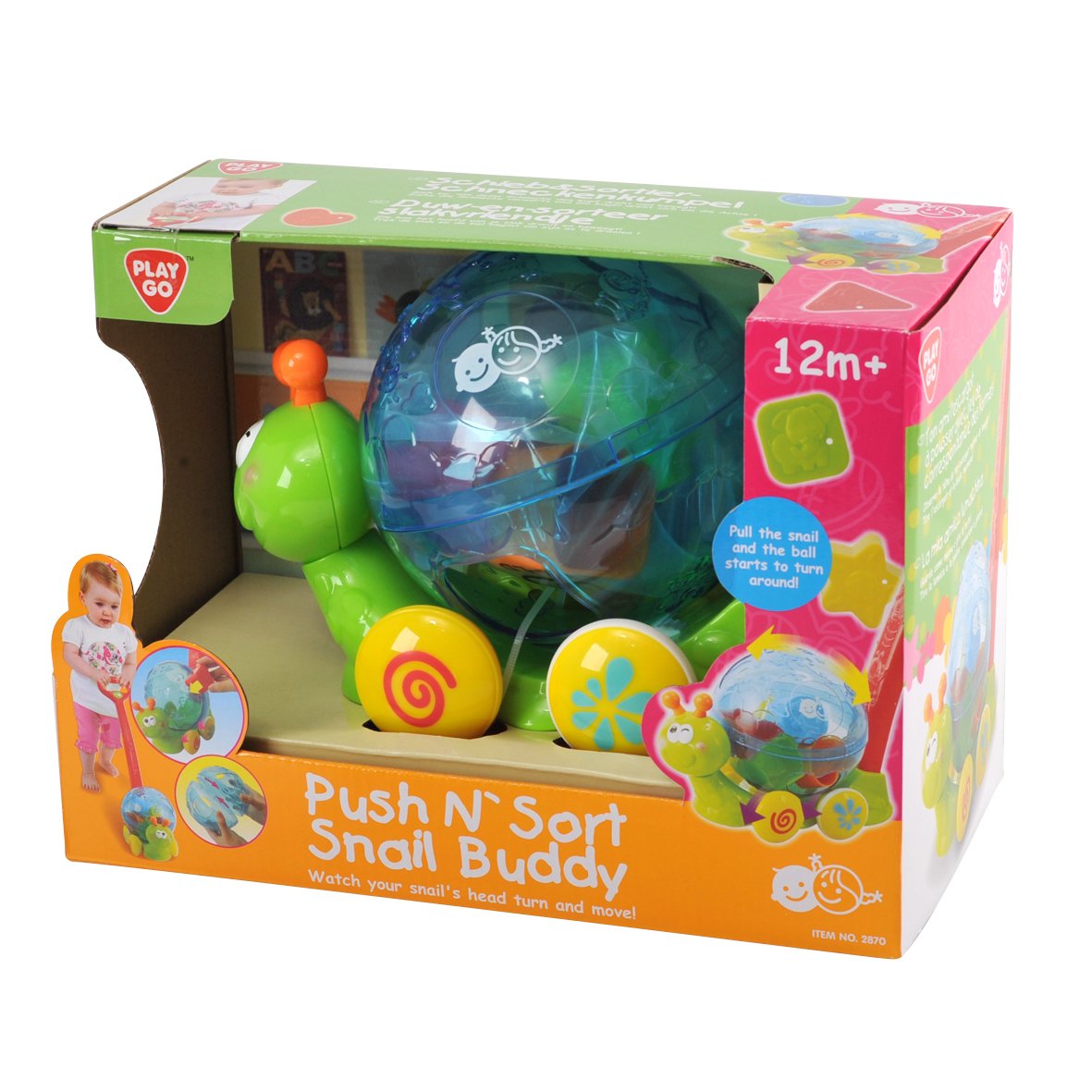Playgo 2870 – Pasea y Nou, caracol Kumpel , color/modelo surtido