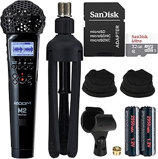 Zoom M2 MicTrak Stereo Microphone and Recorder Essential Kit