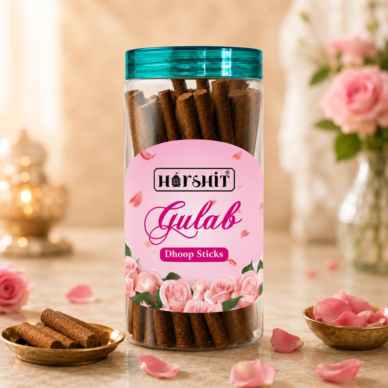Gulab Dhoop Sticks (250gm) | Long Lasting Rose Fragrance Premium Dhoop Sticks for Pooja, Meditation, Yoga & Home Fragrance | Slow Burning Incense Sticks | Home & Temple Use-picture-25