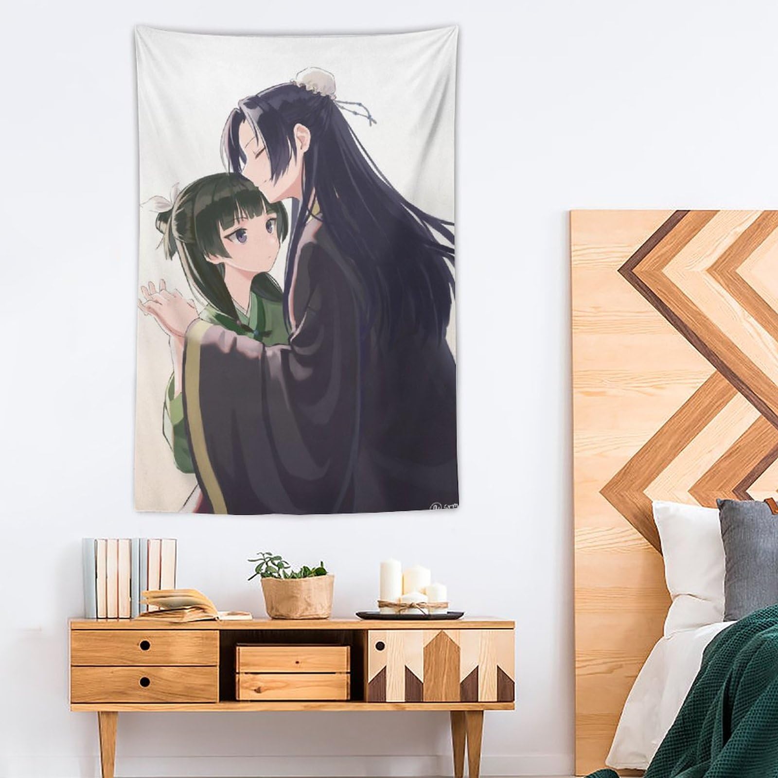 壁掛け　タスペトリー タペストリー 壁掛け ハンガーポスター 掛け軸風 水墨画 アジアン