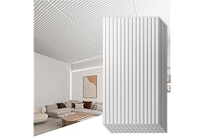 Art3D 2x4 FT 6-Pack Slat Design 3D Wall Panels