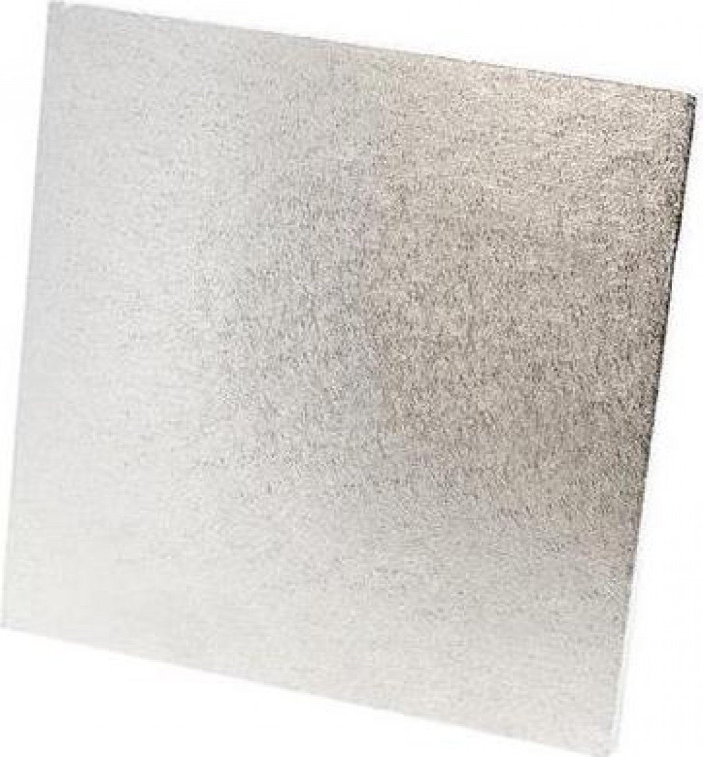 Tala 10 Inch / 25cm Square Cake Drum, Extra Strong with 12mm Thickness, with Silver Foil Base, Perfect Cake Board for Heavy Cakes