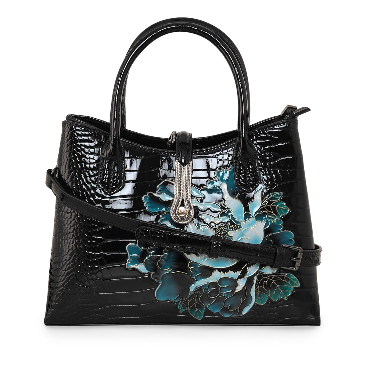 ESBEDA Black Green Color Trendy Fancy Handbag For Women (B0CL2H2Q16) Amazon Price History, Amazon Price Tracker