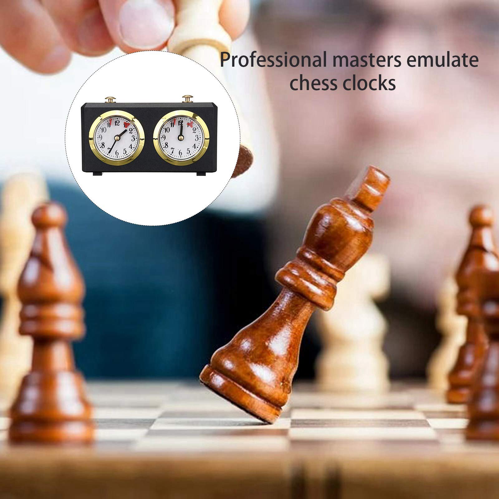 DrafTor Mechanical Chess Clock Professional Chess Timer Game Timer