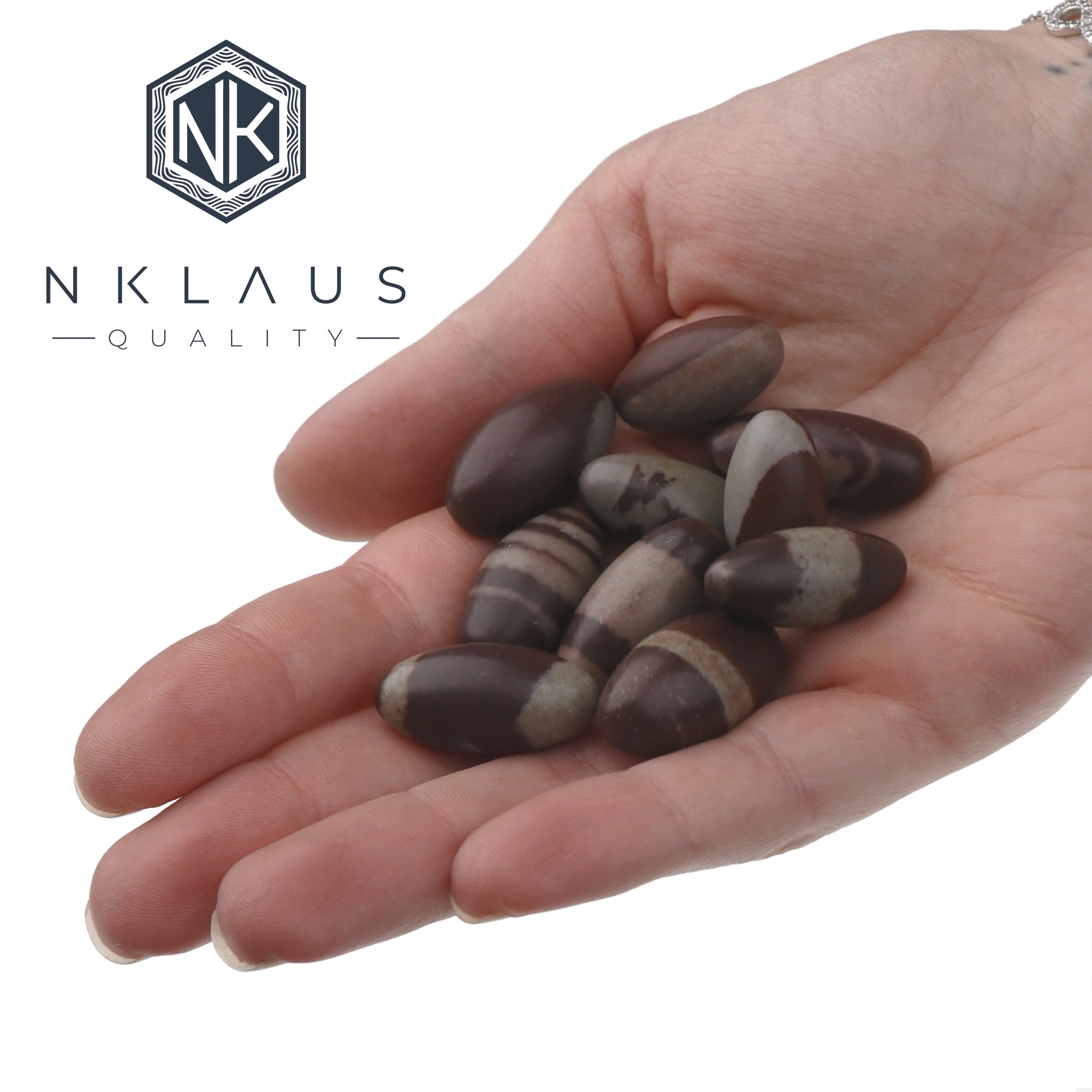 NKlaus Shiva Lingam 14926 Sacred Symbol of Spiritual Connection Meditation Approx. 3 cm Pack of 5, 5 Items - Image 2