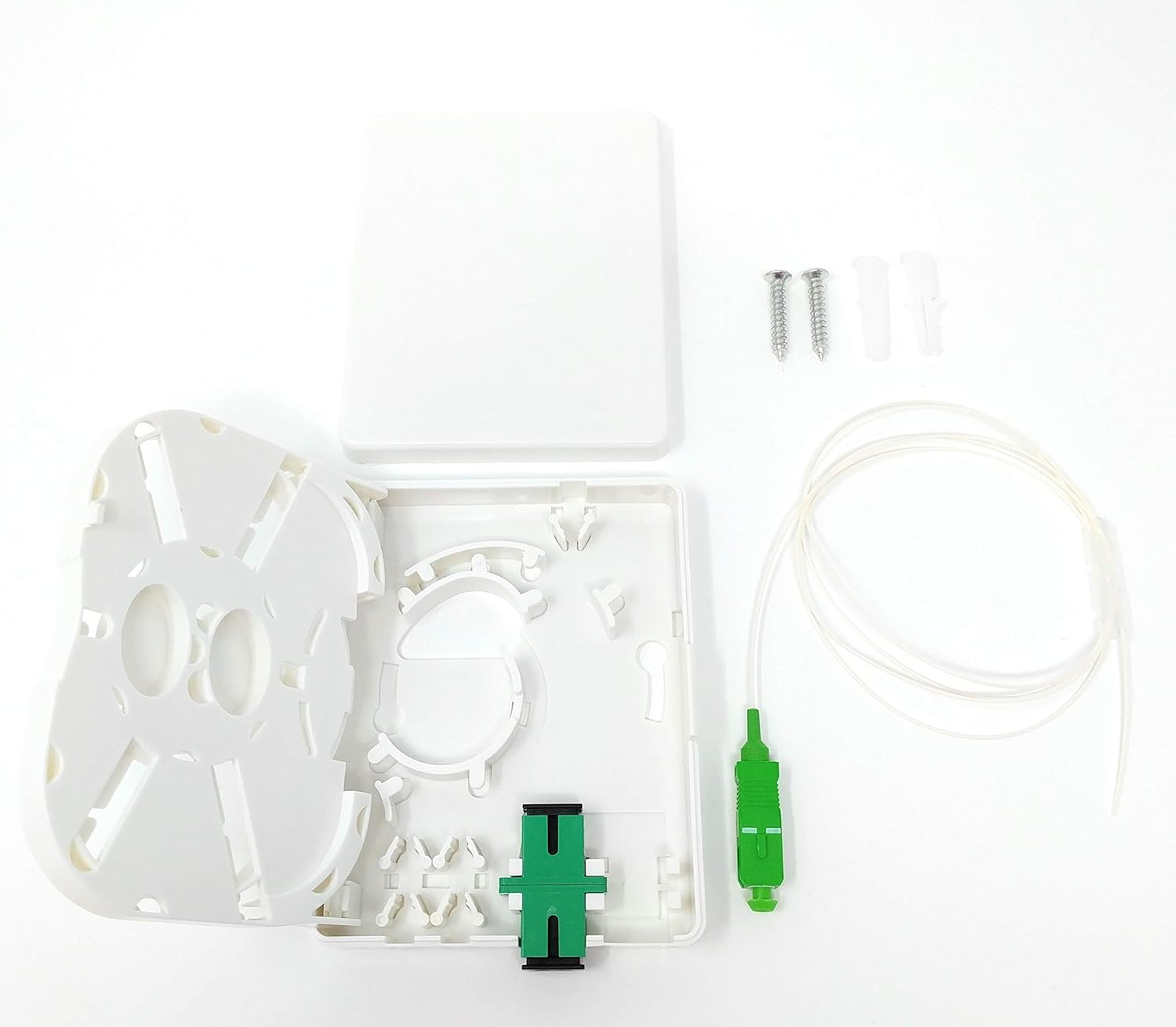 Amazon.com: Ultra Spec Cables FTTH 1 Port SC-APC Fiber Termination Box ...