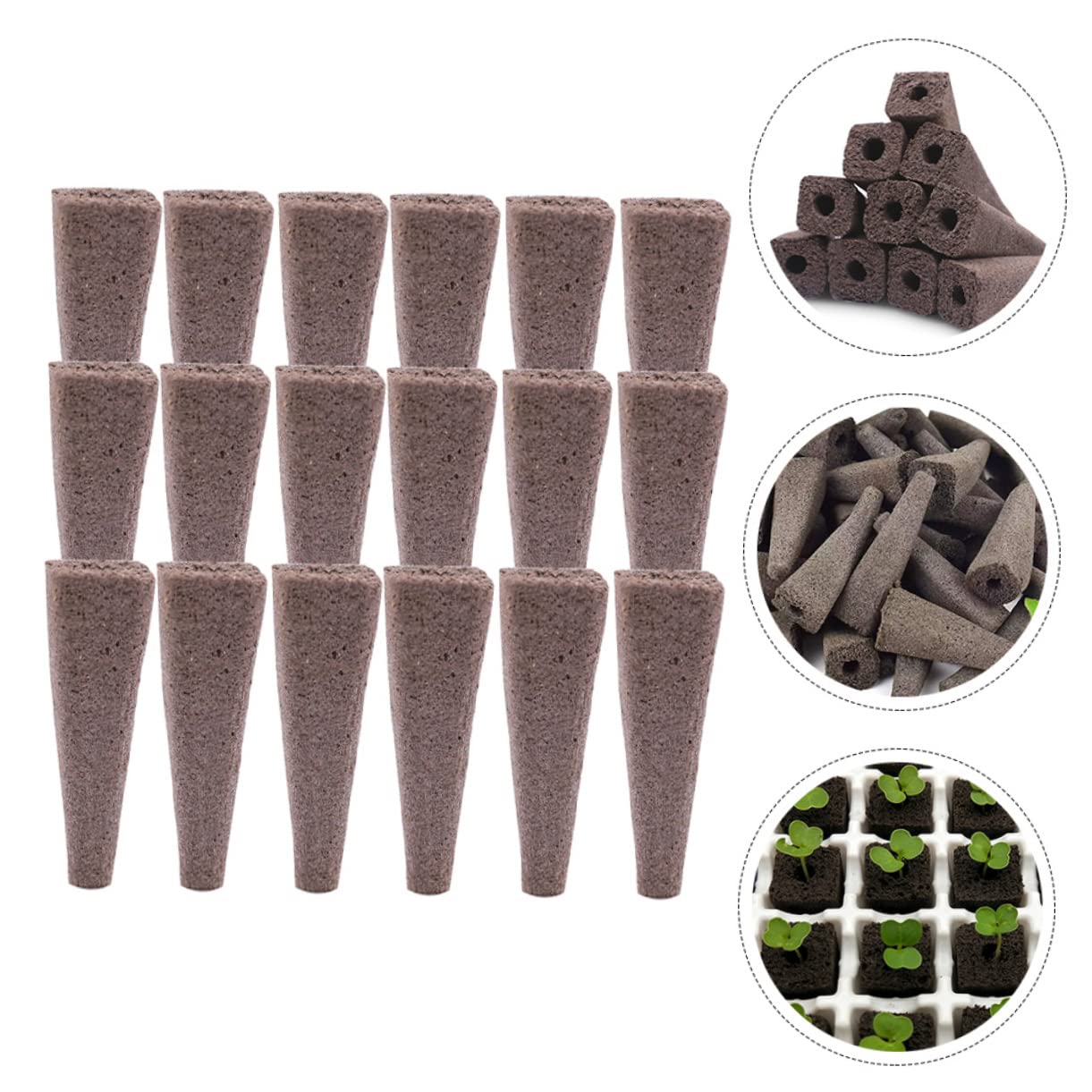 BESPORTBLE 150pièces Bloc De Nutriments pour Cultures sans Sol Accessoires De Jardinage pour