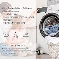 Vista 6 de Sonive Juego de sábanas de 4 piezas para cama Queen, sábanas y fundas de almohada con sábana bajera, sábana bajera de microfibra cepillada suave