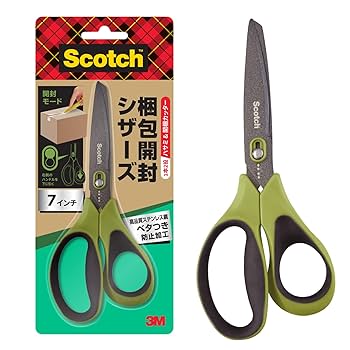 Amazon.co.jp: 【カッター機能付き】3M スコッチ ハサミ 梱包