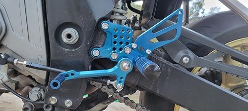 Miniatura 39 de PROCNC Estriberas de aluminio para motocicleta Estriberas para Suzuki GSXR1000 2000 2001 2002 2003 2004 GSXR750 1996-2005 SV650/SV650S SV1000/S Negro