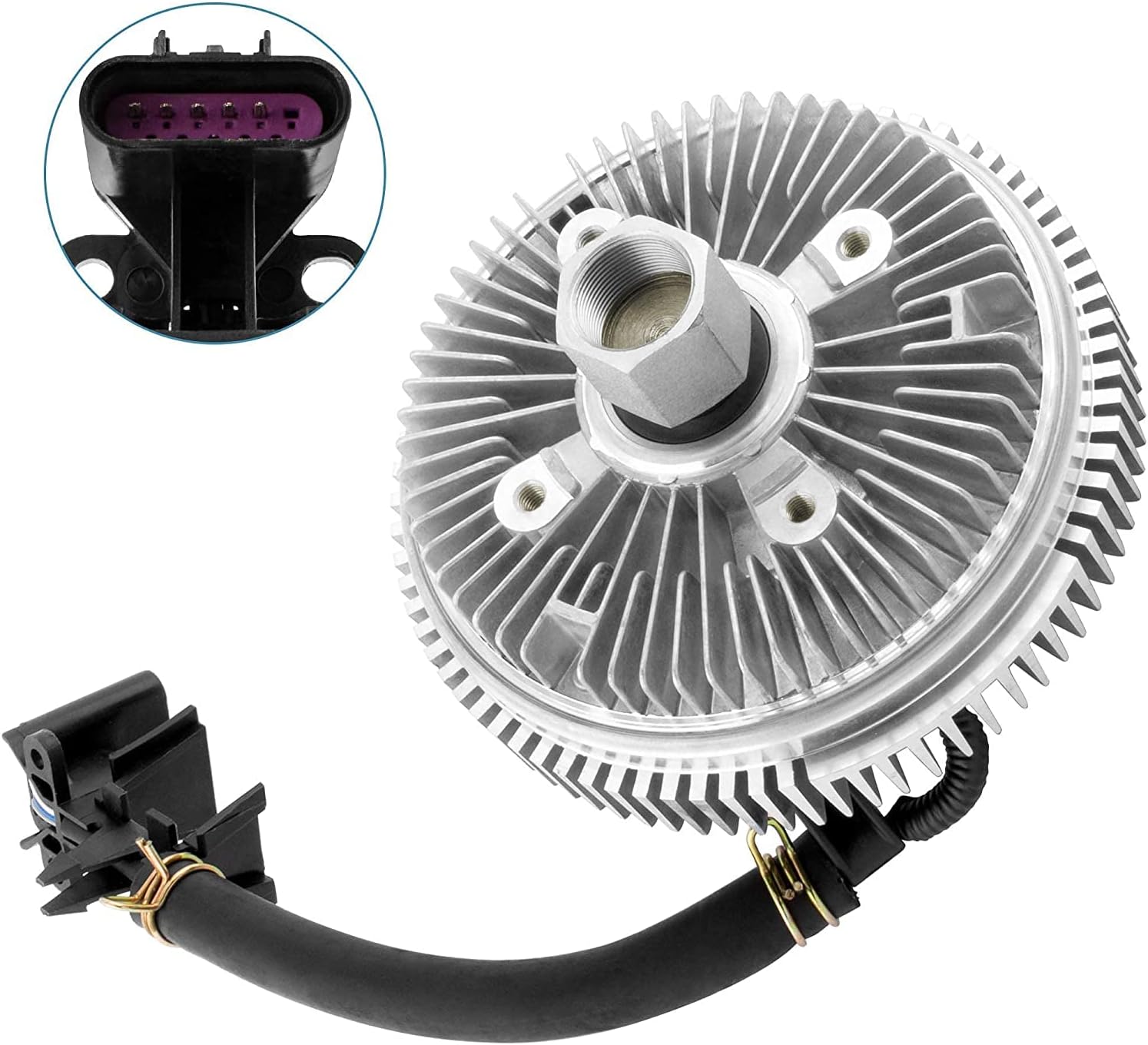 15071248 Engine Cooling Fan Clutch for Buick Rainier 2004-2007 Chevrolet Trailblazer GMC Envoy 2002-2009 SSR 2003-2006 Isuzu Ascender 2003-2007 Saab 9-7x 2005-2007, 15802525 25790869