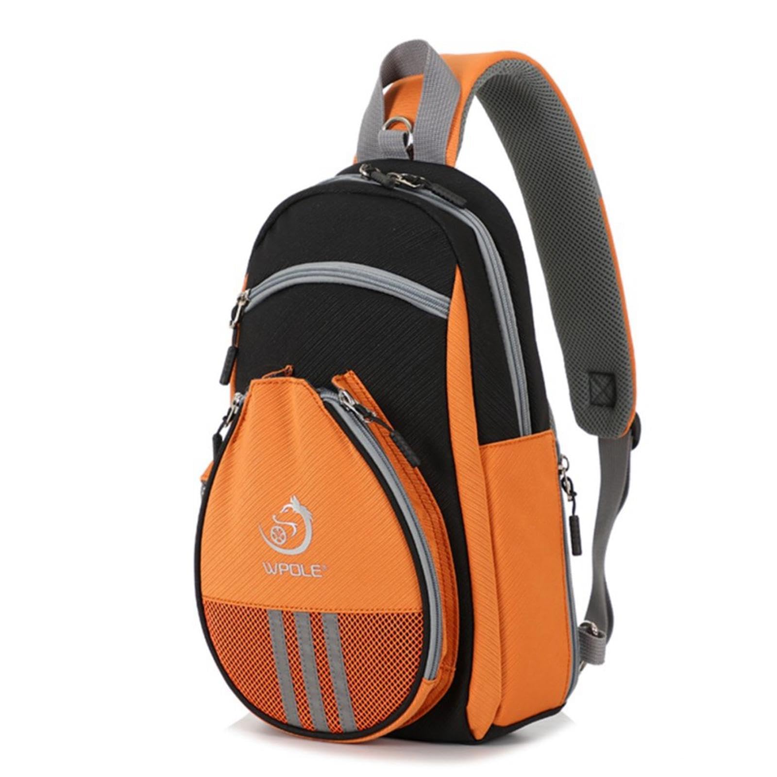 Borsa da Petto Porta Racchetta Pong Zaino Racchette da Tavolo Custodia Organizzatore Racket Tasca Oxford Tessuto Resistente Impermeabile Adatta