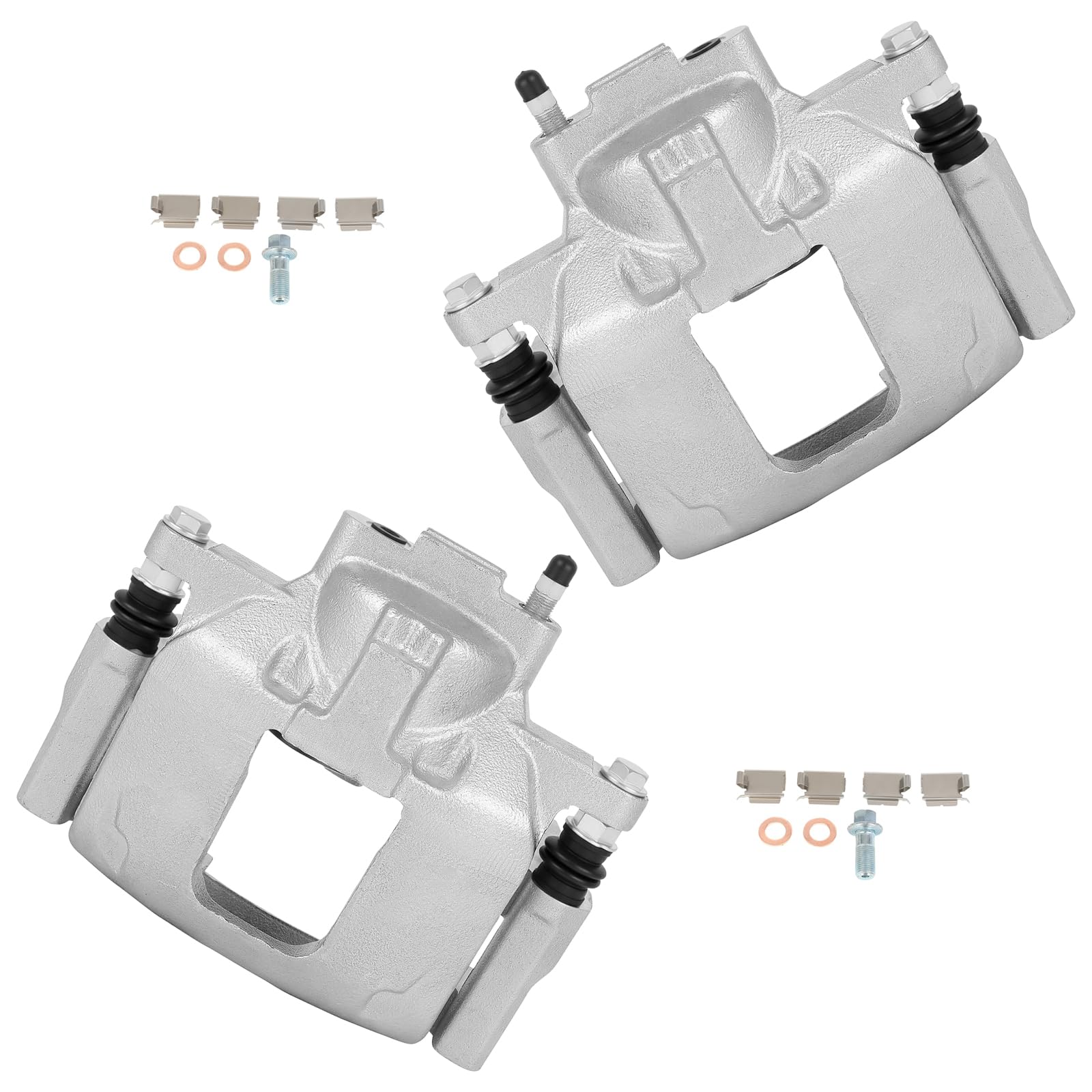 cciyu Front Left &amp; Right Disc Brake Calipers w/Bracket 18B5044A 18B5045A